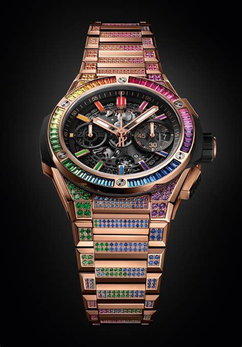 HUBLOT Big Bang Integrated Ceramic Rainbow .